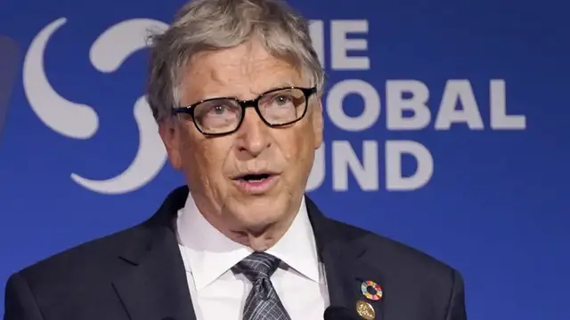 'Video thumbnail for Bill Gates plans to give away most of his fortune by 2045, blasts Musk'