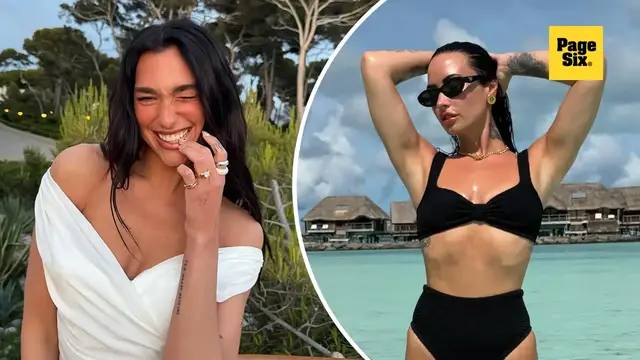 'Video thumbnail for Dua Lipa is 'Levitating' amid engagement, more celebrity couple news'