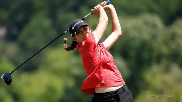 'Video thumbnail for Teenagers take center stage during Women’s US Open golf championship'