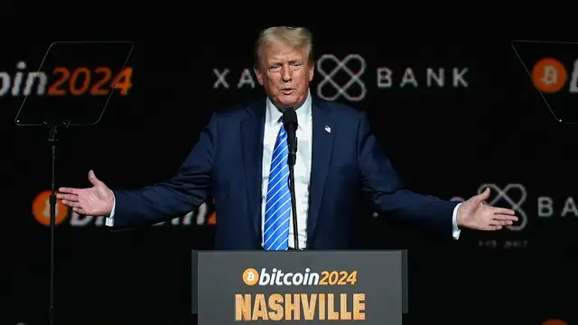 'Video thumbnail for Exploring Trump’s murky relationship with crypto'