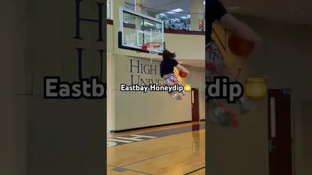 'Video thumbnail for (358) eastbay honeydip dunk?! 6ft player highlights'