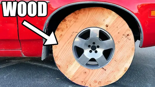 'Video thumbnail for Classic Car Restoration: Wooden Wheel & Flat Tire Repair'