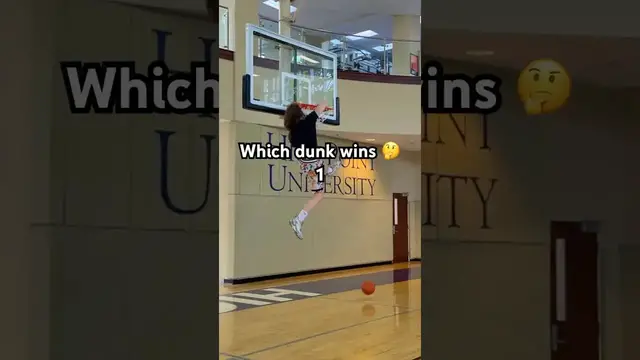 'Video thumbnail for (358) insane dunk contest: who wins?'
