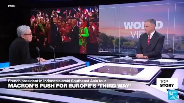 'Video thumbnail for France-Indonesia 'strategic partnership' goes 'beyond geopolitics', includes trade and economics'