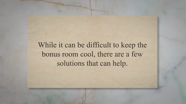 'Video thumbnail for How to Cool Bonus Room Above Garage | Best 7 Solutions'