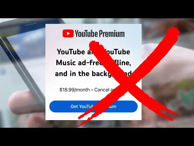 'Video thumbnail for Stop Paying $18.99/Month for YouTube Premium! Here's What to Do Instead'
