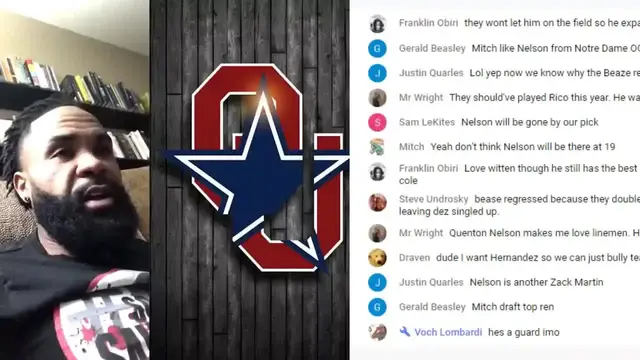 'Video thumbnail for law nation sports: orlando brown & oklahoma sooners offensive line prospects'