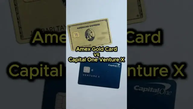 'Video thumbnail for American Express Gold Card vs Capital One Venture X: Which is Better?'