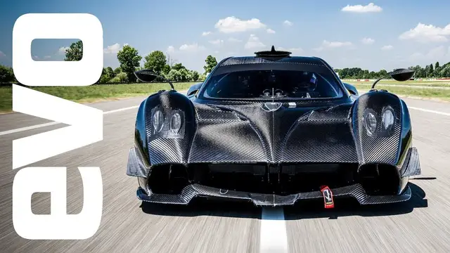 'Video thumbnail for Pagani Huayra R goes testing: behind the scenes | evo DIARIES'
