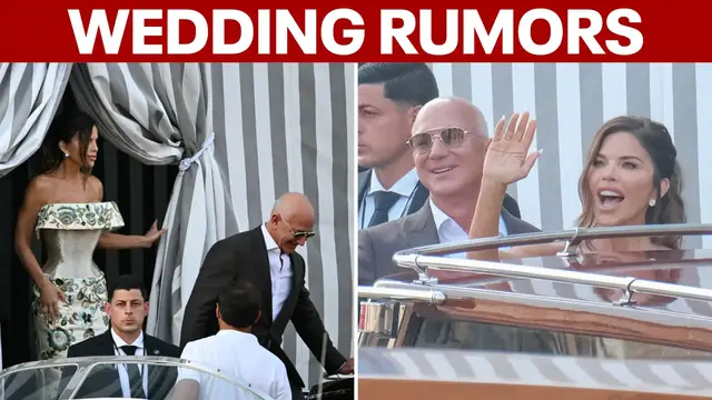 'Video thumbnail for Jeff Bezos and Lauren Sanchez wedding: TMZ breakdown'