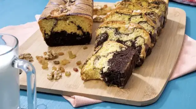 'Video thumbnail for Chocolate marble cake, I’m sure you won’t get enough of this dessert'