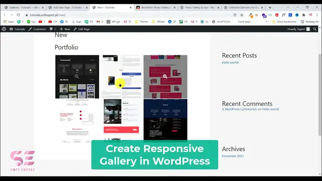 'Video thumbnail for How to make image or video gallery in WordPress for FREE'