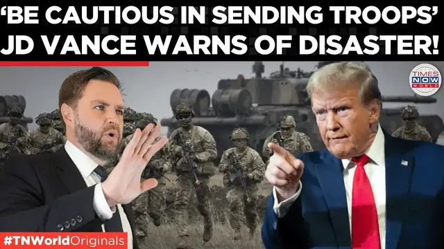 'Video thumbnail for JD Vance exposes the deadly cost of careless war decisions! | Times Now World'