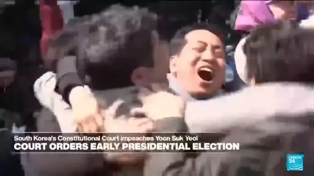 'Video thumbnail for South Korea: court orders early presidential election'