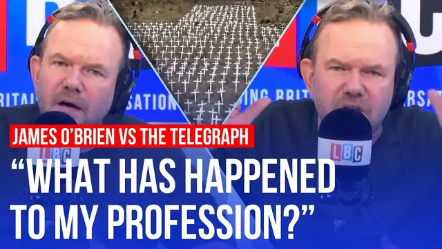 'Video thumbnail for James O'Brien tears into the 'worst piece of journalism' he's ever seen'