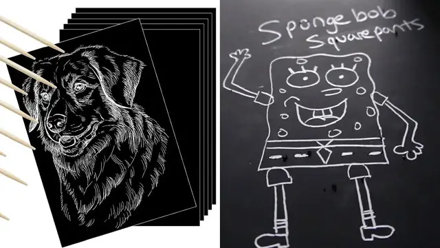 'Video thumbnail for Scratch Paper Art Set Review'