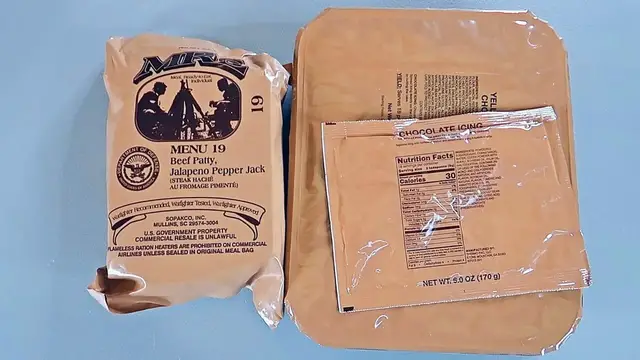 'Video thumbnail for Tasting 2024 US Military MRE (Meal Ready to Eat) Menu NO 19'