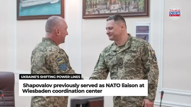 'Video thumbnail for Zelensky Appoints NATO-Linked General Amid Political Turmoil in Kyiv | Times Now World'