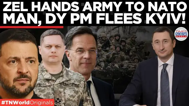 'Video thumbnail for Zelensky Appoints NATO-Linked General Amid Political Turmoil in Kyiv | Times Now World'