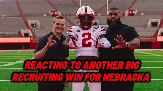 'Video thumbnail for Reacting to another Nebraska Football commitment and more'