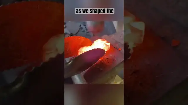 'Video thumbnail for Forging a Knife from a Million-Year-Old Meteorite'