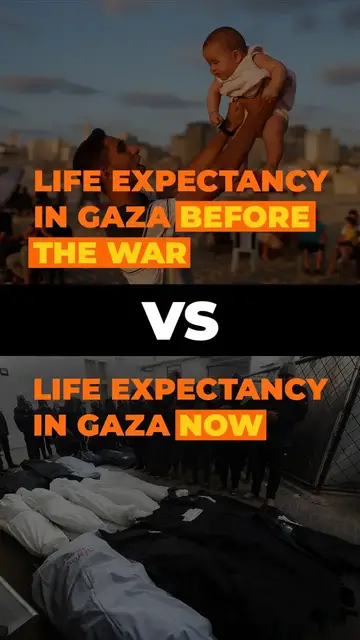 'Video thumbnail for Life expectancy in Gaza'