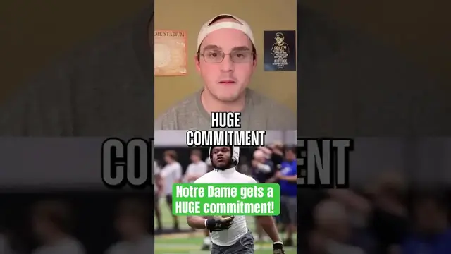 'Video thumbnail for (190) bubba frazier: notre dame football's dynamic wide receiver pickup'