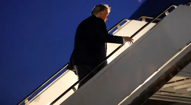 'Video thumbnail for Donald Trump leaves G7 summit early as Israel-Iran conflict intensifies'