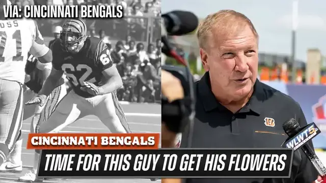 'Video thumbnail for It's time for this guy to get inducted to the Bengals Ring of Honor!'