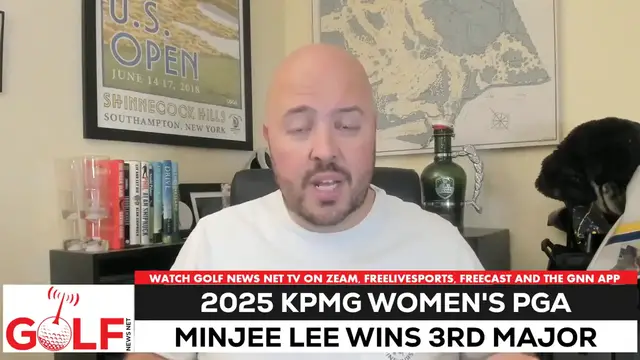'Video thumbnail for Minjee Lee wins 3rd major at KPMG Women's PGA Championship'