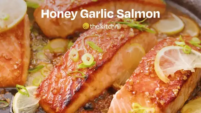 'Video thumbnail for 5-Ingredient Honey Garlic Glazed Salmon'