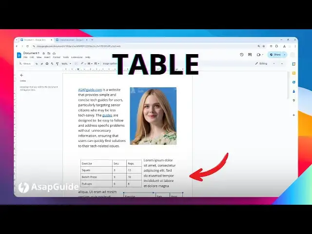 'Video thumbnail for How To Wrap Text Around a Table in Google Docs'