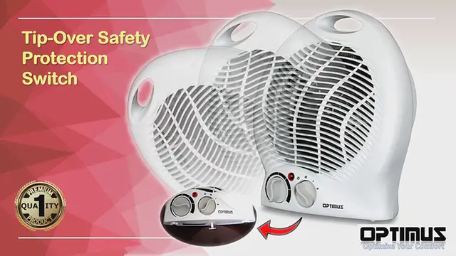'Video thumbnail for Optimus H-1322 Portable 2-Speed Fan Heater with Thermostat'