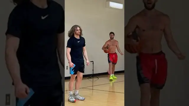 'Video thumbnail for (358) shocking basketball bounce challenge!'