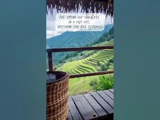 'Video thumbnail for POV: Drinking Hot Tsokolate in an Ifugao Hut – Batad, PH'