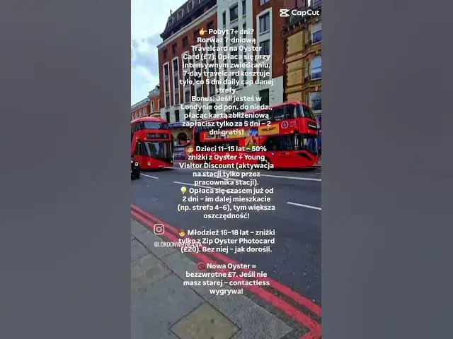 'Video thumbnail for Najlepsze sposoby płatności za komunikację miejską w Londynie w 2025#londyn  #londonwithkasia'