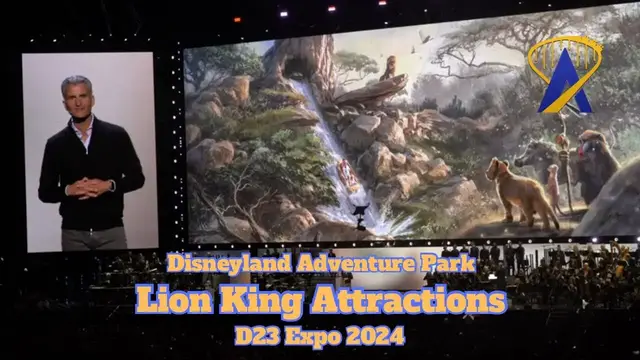 'Video thumbnail for Lion King Land Announced for Disney Adventure Park at Disney D23 2024'