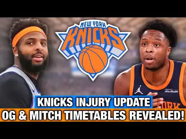 'Video thumbnail for Knicks Injury Updates & Potential Roster Moves: OG, Mitch, TJ Warren & More! | NY Knicks News'
