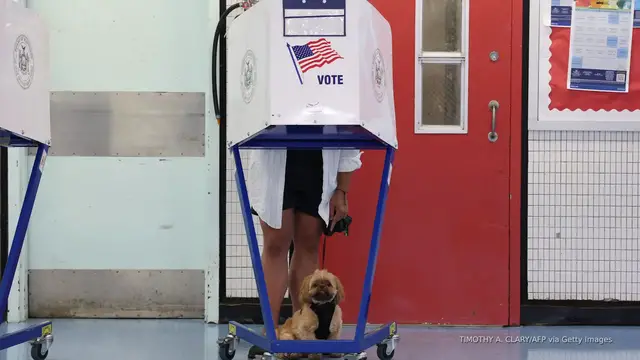 'Video thumbnail for NYC mayoral primary opens with Cuomo, Mamdani locked in close race'