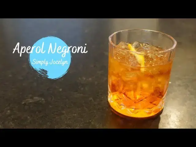'Video thumbnail for How to Make an Aperol Negroni - Simply Jocelyn'