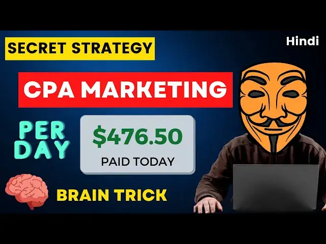 'Video thumbnail for CPA Marketing Free Traffic Method 2022 ❗Secret Strategy $50/Day❗ Earn +100$ per Day | Besttechno'