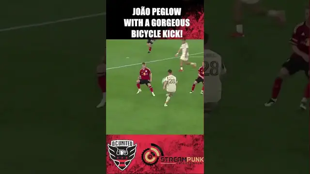 'Video thumbnail for João Peglow With A Gorgeous Bicycle Kick for DC United! #joaopeglow #dcunited #bicyclekick'