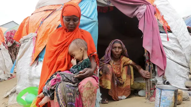 'Video thumbnail for Millions in Somalia face starvation as drought, conflict, and aid cuts worsen the hunger crisis'