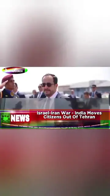'Video thumbnail for Israel-Iran War - India Moves Citizens Out Of Tehran '