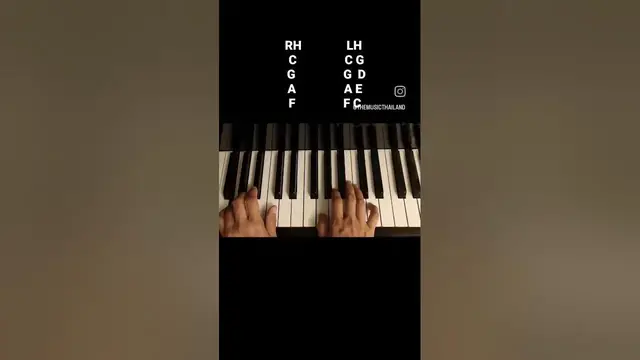 'Video thumbnail for ไม่เคยเล่นเปียโนมาก่อนก็เล่นได้ใน 1นาที! #สอนเปียโน #piano #pianocover #เปียโน #pianotutorial'