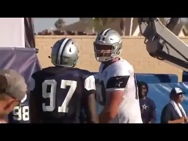 'Video thumbnail for law nation sports: taco charlton's dallas cowboys rookie training!'