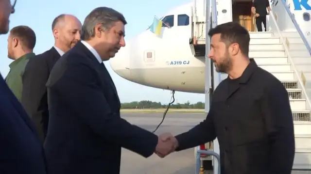 'Video thumbnail for Zelensky, Council of Europe rights body sign agreement for Ukraine war tribunal'