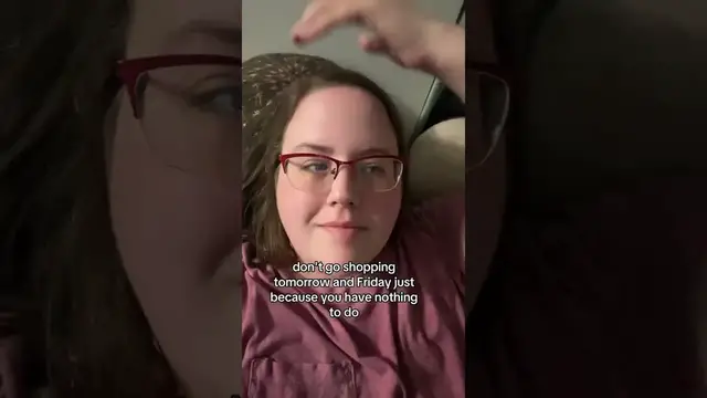 'Video thumbnail for budget girl: don't shop black friday! resist the urge, save money'