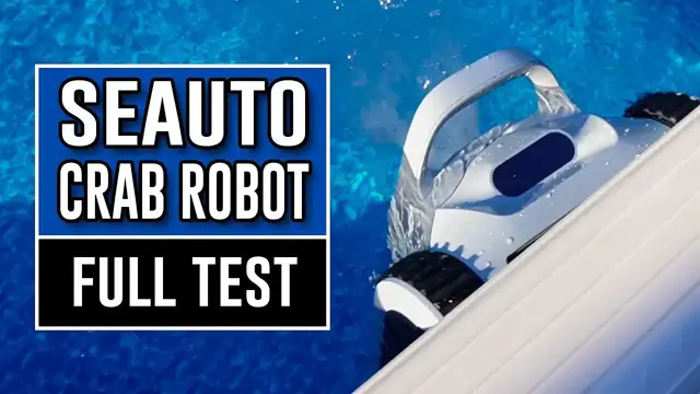 'Video thumbnail for Testing Out The Seauto Crab Robot Pool Cleaner'
