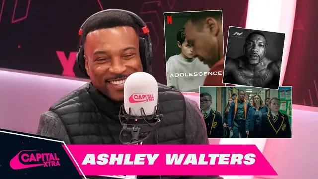 'Video thumbnail for Ashley Walters on working on 'Adolescence' & messing up scene with Stephen Graham | Capital XTRA'